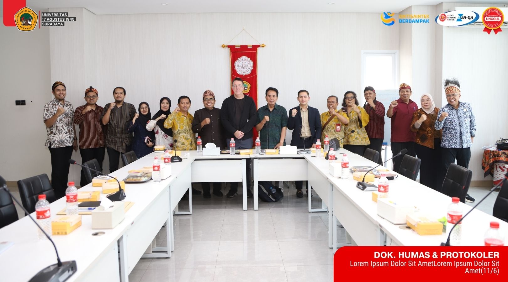 Untag Surabaya Dorong Internasionalisasi Melalui FGD Bersama Tiga Negara