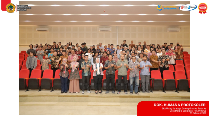 BKA Untag Surabaya Dorong Ormawa Turun ke Desa Melalui Sosialisasi PPK Ormawa