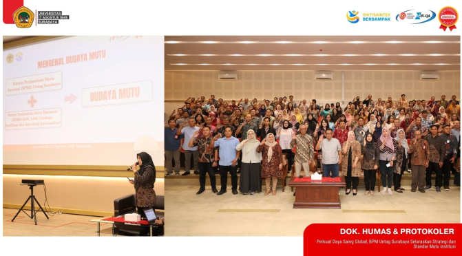 Perkuat Daya Saing Global, BPM Untag Surabaya Selaraskan Strategi dan Standar Mutu Institusi