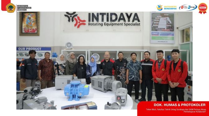Perkuat Kolaborasi dengan Dunia Industri, Fakultas Teknik Untag Surabaya Kunjungi PT Intidaya Dinamika Sejati